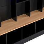Wide Design Hall Tree with Storage Bench,Multifunctional Coat Rack with 8 Hooks for Entryways, Mudroom