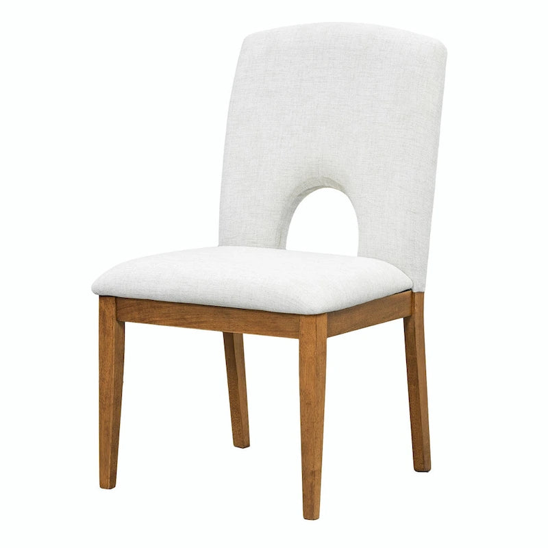 Modern 5-Piece Round Dining Set with 16.2 Removable Leaf