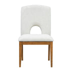 Modern 5-Piece Round Dining Set with 16.2 Removable Leaf