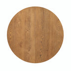 Modern 5-Piece Round Dining Set with 16.2 Removable Leaf