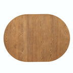 Modern 5-Piece Round Dining Set with 16.2 Removable Leaf