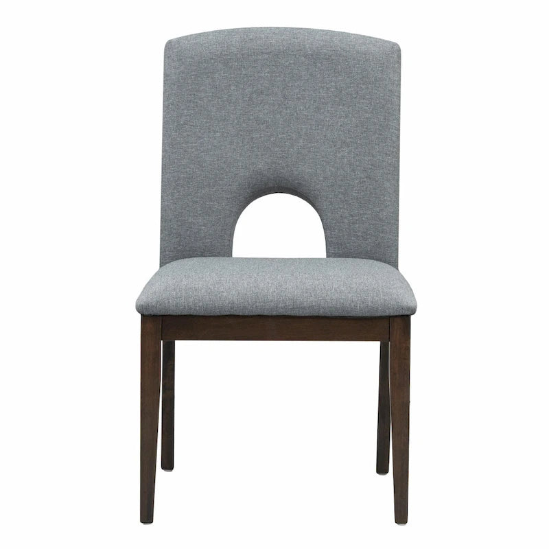 Modern 5-Piece Round Dining Set with 16.2 Removable Leaf