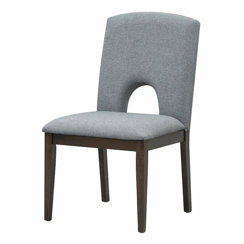 Modern 5-Piece Round Dining Set with 16.2 Removable Leaf