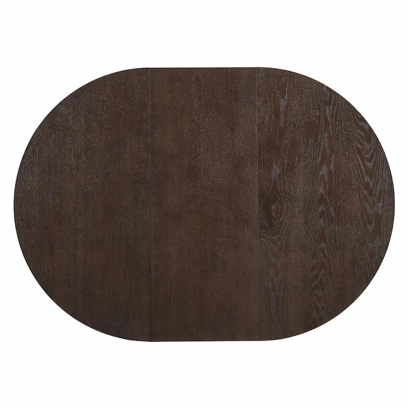 Modern 5-Piece Round Dining Set with 16.2 Removable Leaf