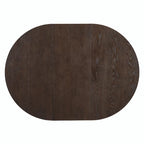 Modern 5-Piece Round Dining Set with 16.2 Removable Leaf