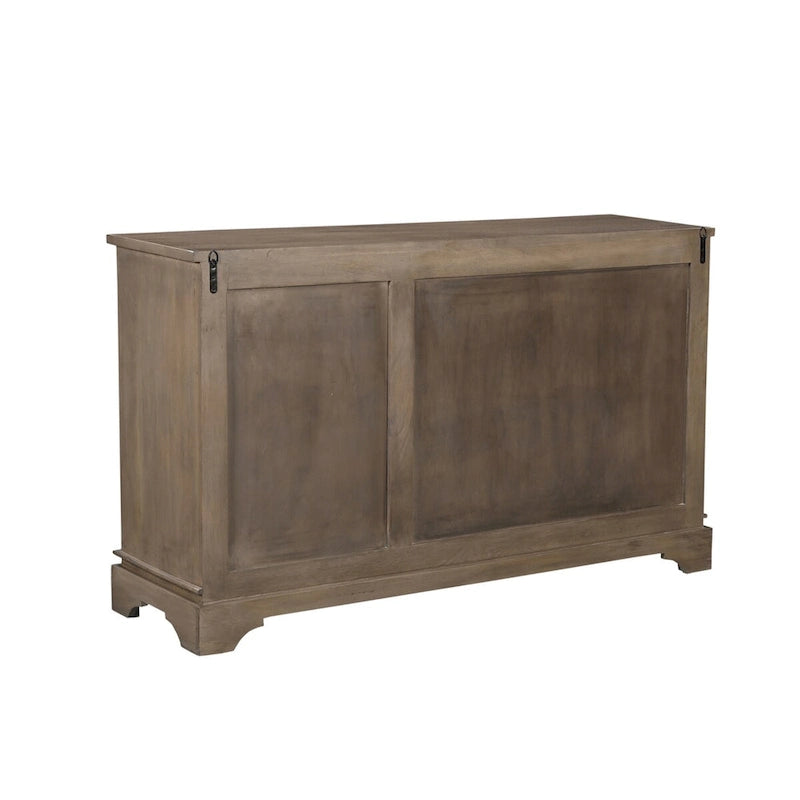 Clara 3-door Carved Solid Wood Sideboard